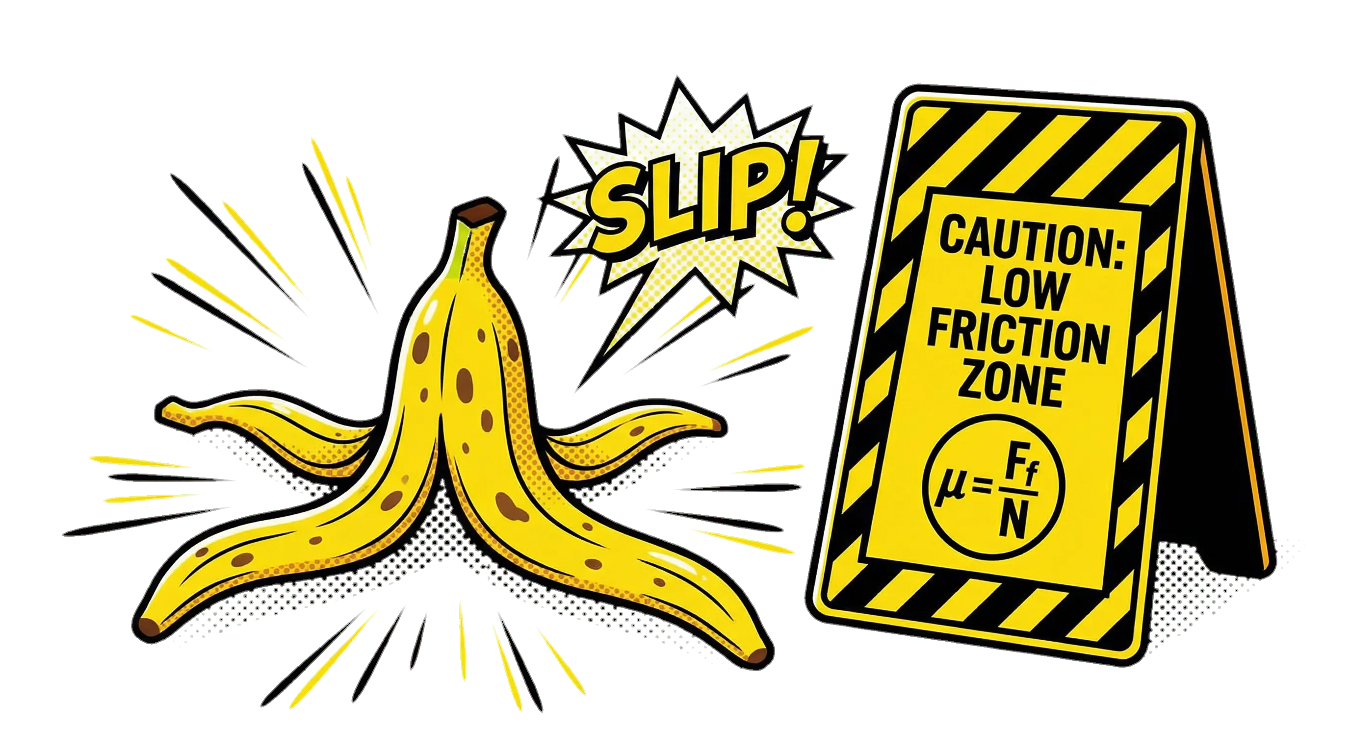 バナナの皮はなぜ滑る？